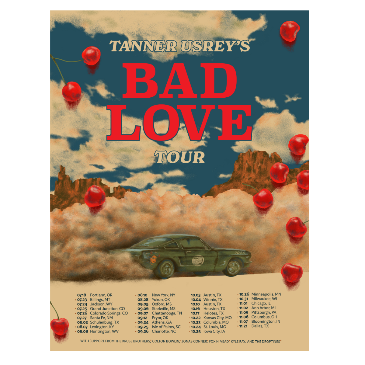 Bad Love Tour Poster