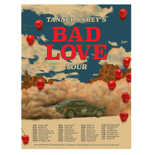 Bad Love Tour Poster