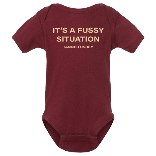 It's A Fussy Situation Baby Onesie